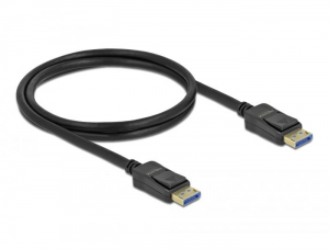 Delock DisplayPort kábel 10K 60 Hz 54 Gbps 1m (80261)