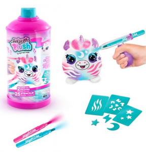 Airbrush Plush Style 4 Ever sz&iacute;nezhető mini meglepet&eacute;s pl&uuml;ssfigura (OFG282)