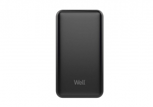 Well Power Bank 10000mAh fekete (PBANK-HERCULES100BK-WL)