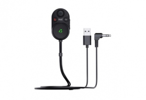 Well USB-A vezeték nélküli Bluetooth 5.3 AUX adapter jack kábel fekete (REC-BT-BEAT-WL)