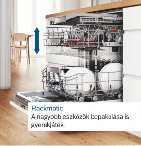 Bosch félig beépíthető mosogatógép fehér (SMI8TCS01E)