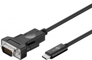 Goobay USB-C - VGA adapter 1.8m fekete (51769 )