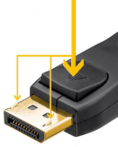 Goobay Displayport monitor összekötő kábel 3m (51954)