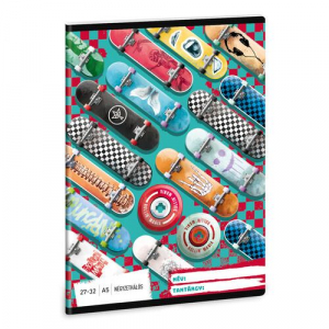 Ars Una Rollin' Mania A/5 négyzethálós füzet 27-32 (53632289)