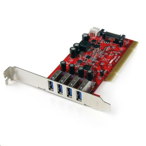 StarTech.com 4x USB 3.0 bővítő kártya PCI (PCIUSB3S4)