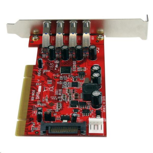StarTech.com 4x USB 3.0 bővítő kártya PCI (PCIUSB3S4)