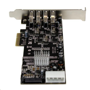 StarTech.com 4x USB 3.0 bővítő kártya PCIe (PEXUSB3S44V)