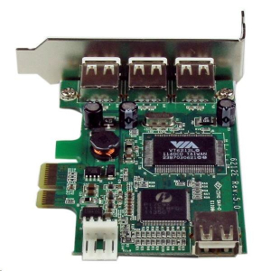 StarTech.com 3+1x USB 2.0 bővítő kártya PCIe (PEXUSB4DP)