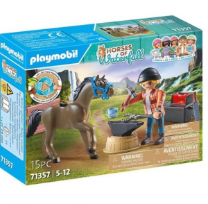 Playmobil Ben, a patkolókovács és Achilles (71357)