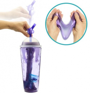 Mattel Barbie Slime Reveal meglepetés baba Kék hajú baba gyümölcsös szoknyában (HNW44)