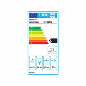 Somogyi Konyhai páraelszívó fekete (KPE 6044B)