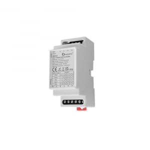 Gledopto Zigbee Pro 5-az-1-ben LED vezérlés (Zigbee+RF) 12V-54V DC, DIN-sín kompatbilis (GLE-REL-C011P)