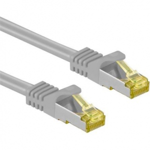 Goobay RJ45 CAT7 S/FTP -> RJ45 CAT7 S/FTP M/M adatkábel 1m szürke (91585)