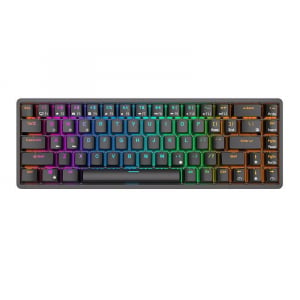 Royal Kludge RK837 RGB mechanikus angol billentyűzet Brown switch fekete (RK837 brown switch)