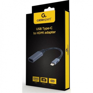 Gembird Cablexpert USB-C -> HDMI adapter fekete (A-USB3C-HDMI-01)