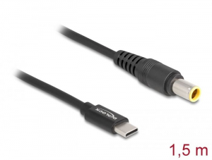 Delock Laptop töltőkábel USB Type-C  apa - IBM 7,9 x 5,5mm apa (87979)