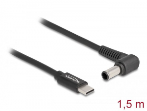 Delock Laptop t&ouml;ltők&aacute;bel USB Type-C  apa - Sony 6,0 x 4,3 mm apa (87981)