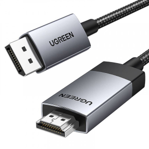 UGREEN DP119 Display Port  - HDMI kábel 4K 2m fekete (15774)