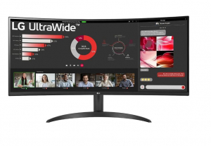 34" LG 34WR50QC-B UltraWide QHD monitor