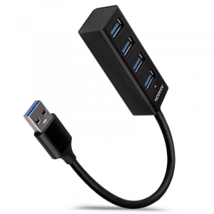 Axagon HUE-M1A 4 portos USB3.0 HUB fekete