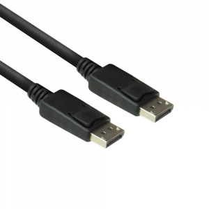 ACT DisplayPort apa/apa összekötő kábel 1m fekete (AC3900)