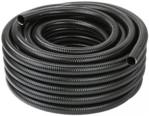 Budvill IR32-750/50 lépésálló gégecső 32mm-átmérő PVC fekete 50m