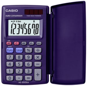 Casio HS-8VERA zsebszámológép, sötétkék