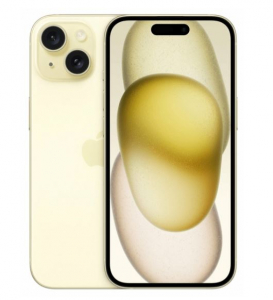 Apple iPhone 15 Plus 256GB mobiltelefon citromsárga (MU1D3SX/A)