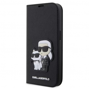 Karl Lagerfeld Apple iPhone 14 Pro Max tok fekete (KLBKP14XSANKCPK)