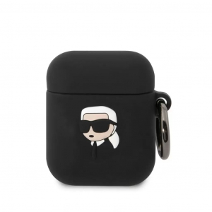 Karl Lagerfeld Airpods 1 / Airpods 2 tok fekete (KLA2RUNIKK)