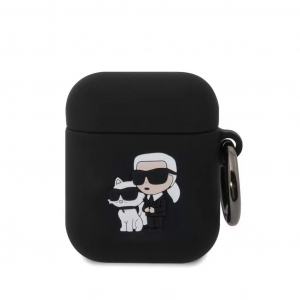 Karl Lagerfeld Airpods 1 / Airpods 2 tok fekete (KLA2RUNKC)