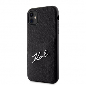 Karl Lagerfeld Apple iPhone 11 tok fekete (KLHCN61SAPKSK)