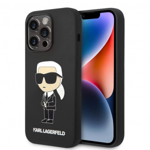 Karl Lagerfeld Apple iPhone 15 Pro Max tok fekete (KLHCP15XSNIKBCK)