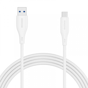 Ricomm USB-A - USB-C kábel 2.1m fehér (RLS007ACW)