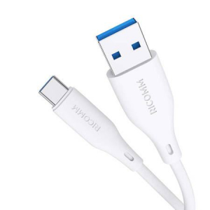 Ricomm USB-A - USB-C kábel 2.1m fehér (RLS007ACW)