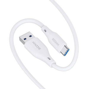 Ricomm USB-A - USB-C kábel 2.1m fehér (RLS007ACW)