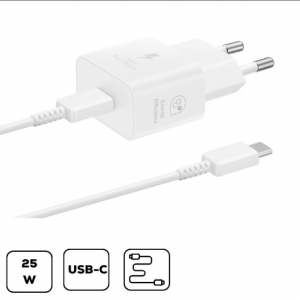 Samsung EP-T2510XWEG 25W hálózati adapter kábellel fehér