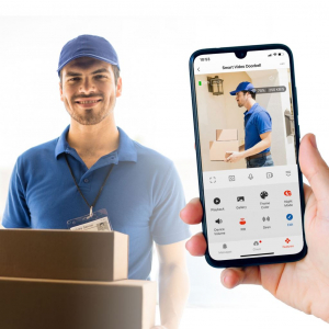 Delight 55387BK Smart Wi-Fi-s vide&oacute; kaputelefon szett 12V fekete