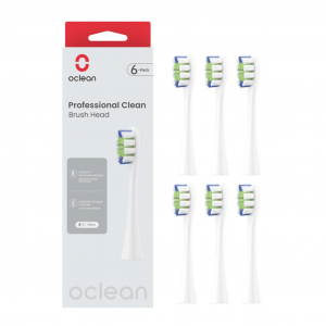 Oclean Professional clean elektromos fogkefe pótfej 6db fehér (OCL553802)