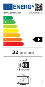 34" iiyama ProLite UB3493WQSU-B5 LED monitor