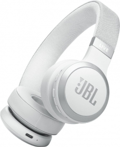 JBL LIVE 670 BTNC Bluetooth zajszűrős fejhallgató fehér (JBLLIVE670NCWHT)