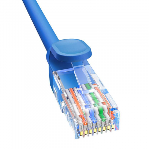 Baseus Cat 6 Ethernet RJ45 hálózati kábel 0.5m kék (B00133204311-00)