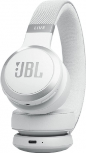 JBL LIVE 670 BTNC Bluetooth zajszűrős fejhallgató fehér (JBLLIVE670NCWHT)