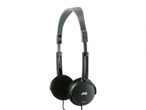 JVC HA-L50-B fejhallgató fekete (összecsukható kivitel,30mm neodymium meghajtó)