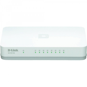 D-Link GO-SW-8G 10/100/1000Mbps 8 portos switch