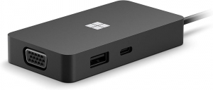 Microsoft USB-C Travel Hub fekete (161-00008)