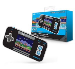 My Arcade DGUN-3919 Gamer V Classic hordozhat&oacute; j&aacute;t&eacute;kkonzol fekete - k&eacute;k (220 j&aacute;t&eacute;k)