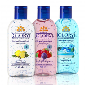 Glory kézfertőtlenítő gél 100 ml tengeri illattal (GYGK100T)