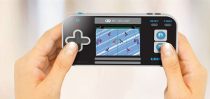 My Arcade DGUN-3919 Gamer V Classic hordozhat&oacute; j&aacute;t&eacute;kkonzol fekete - k&eacute;k (220 j&aacute;t&eacute;k)