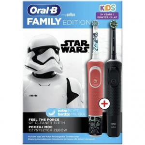 Braun Oral-B D103 + D100 KIDS STAR WARS elektromos fogeke